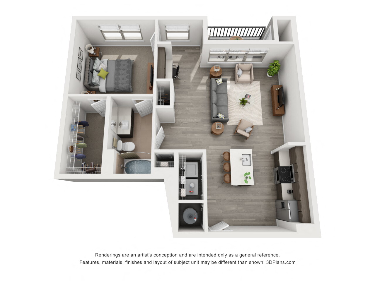 Floor Plans of Centric Gateway in Charlotte, NC